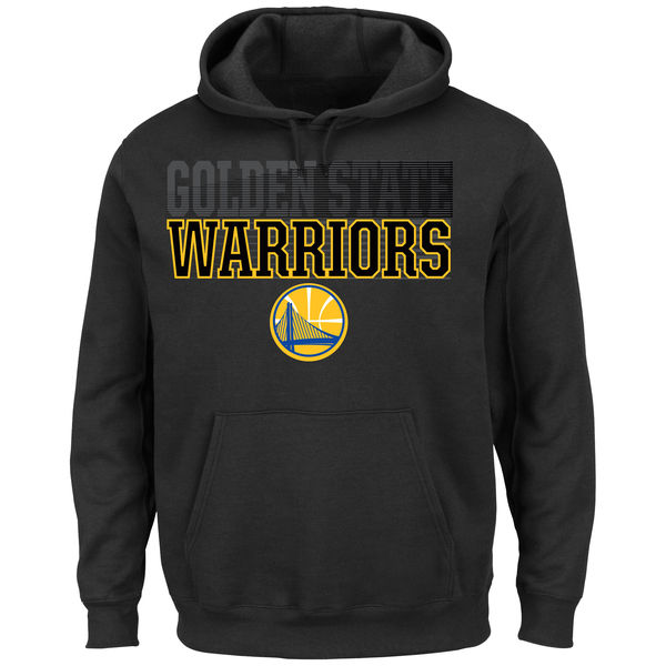  Men Golden State Warriors Color Pop Pullover Hoodie Black
